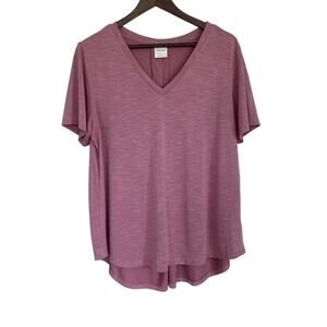 Mod Ref Mauve V-Neck T-Shirt - XL